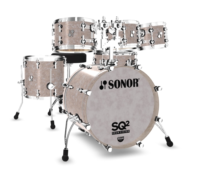Sonor SQ2 Drumkit, Shell Pack, Vintage Pearl 1055438-2